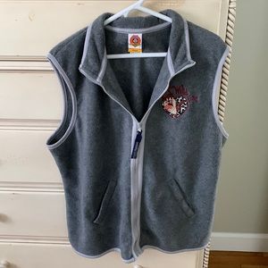 Looney Tunes Taz Womens 22/24W Fleece Vest Taz Wild VTG Warner Bros 2000 Plus SZ